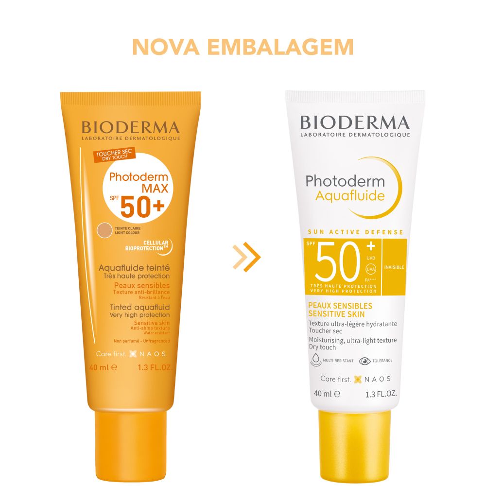 Bioderma Photoderm Aquafluide FPS 50+ Neutro Protetor Solar à Base de Água 40ml — imagem 3 | Farmácia Resyla