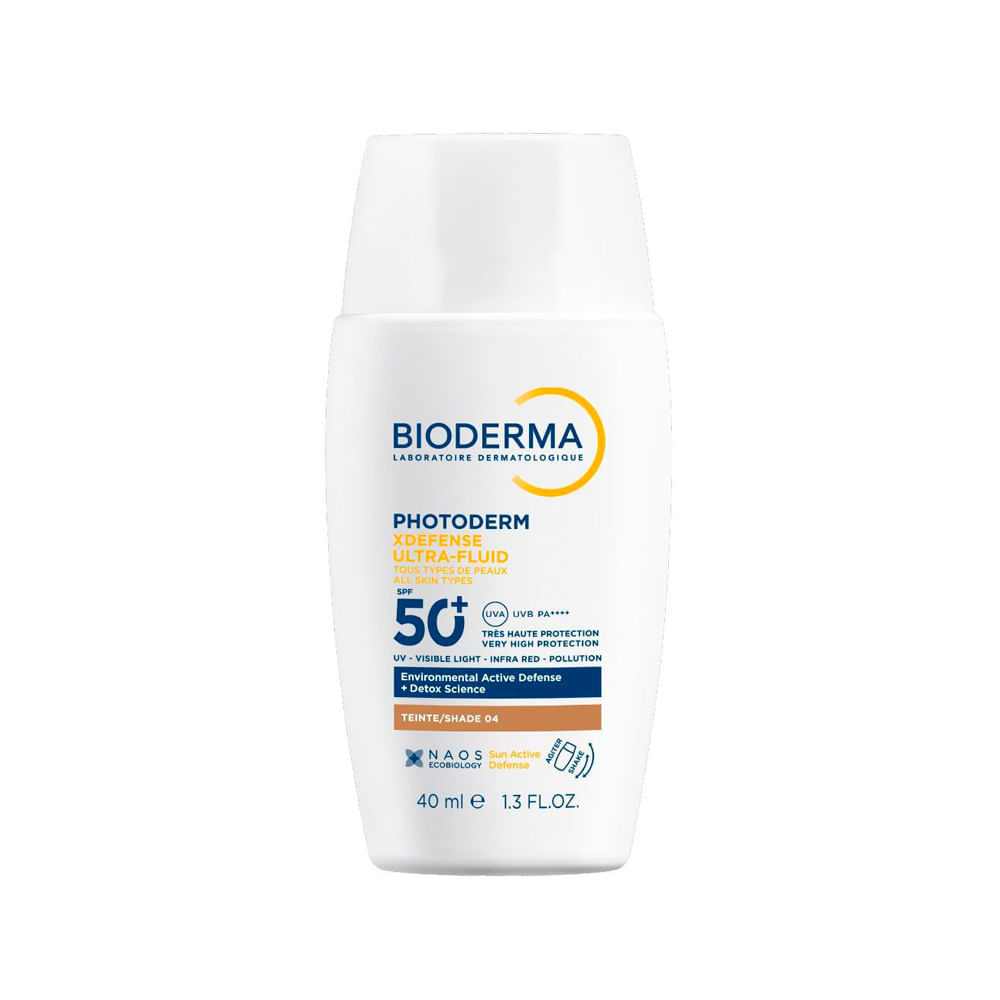 Bioderma - Photoderm XDefense Ultrafluido FPS 60 Cor 4.0 - Protetor Solar Facial - 40ml — Bioderma | Farmácia Resyla