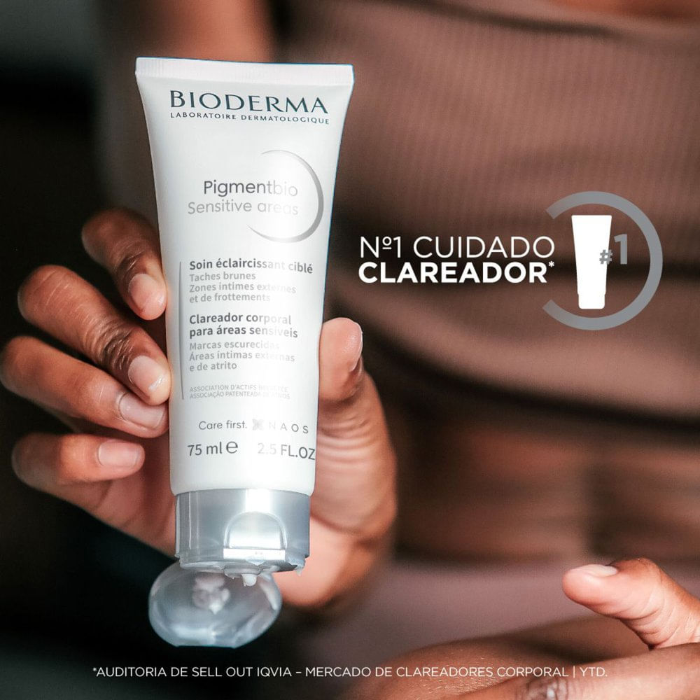 Bioderma Pigmentbio Sensitive Areas Clareador Corporal para Áreas Íntimas e Sensíveis 75ml — imagem 2 | Farmácia Resyla