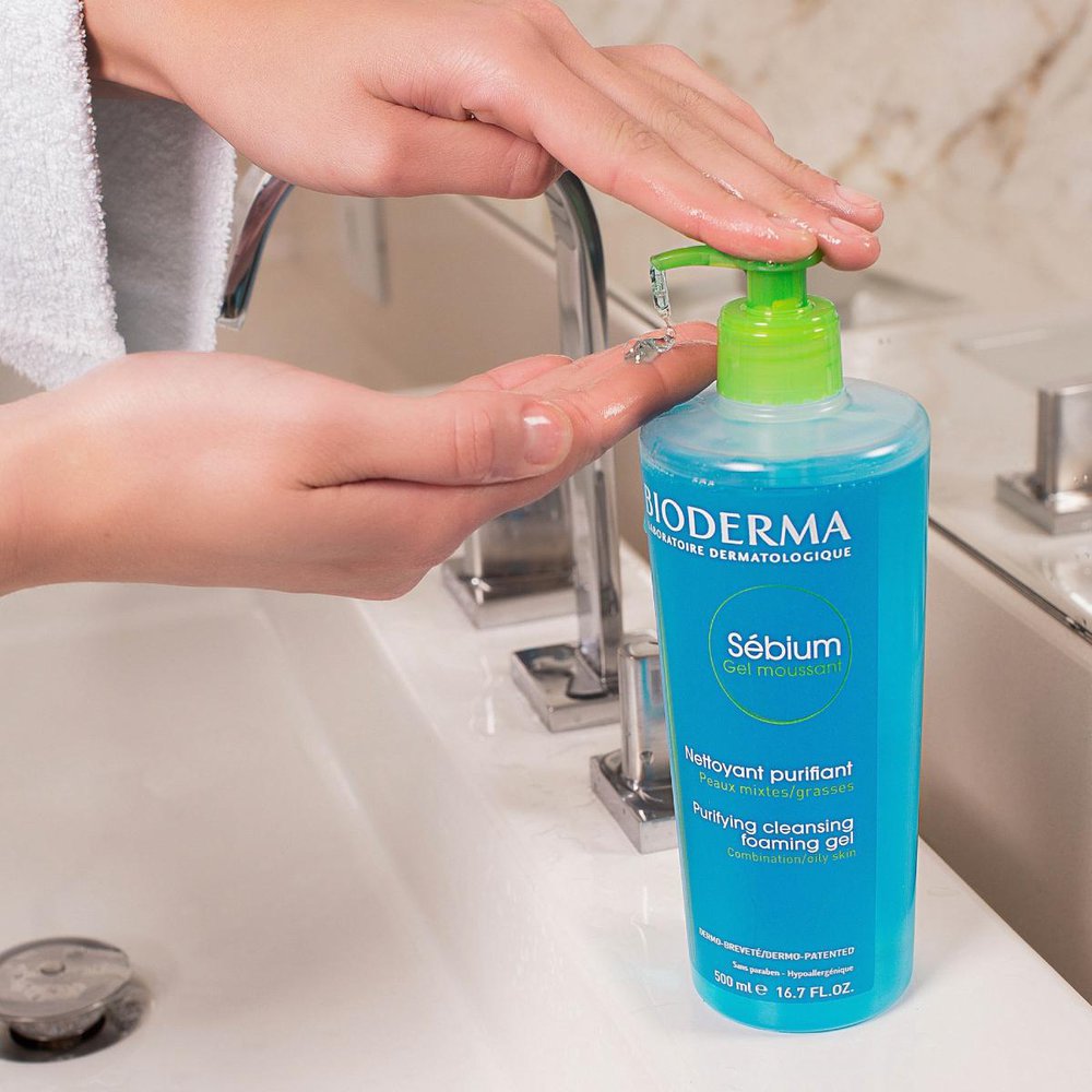 Bioderma Sébium Gel Moussant Gel de Limpeza Antioleosidade de Alta Tolerância 500ml — imagem 3 | Farmácia Resyla