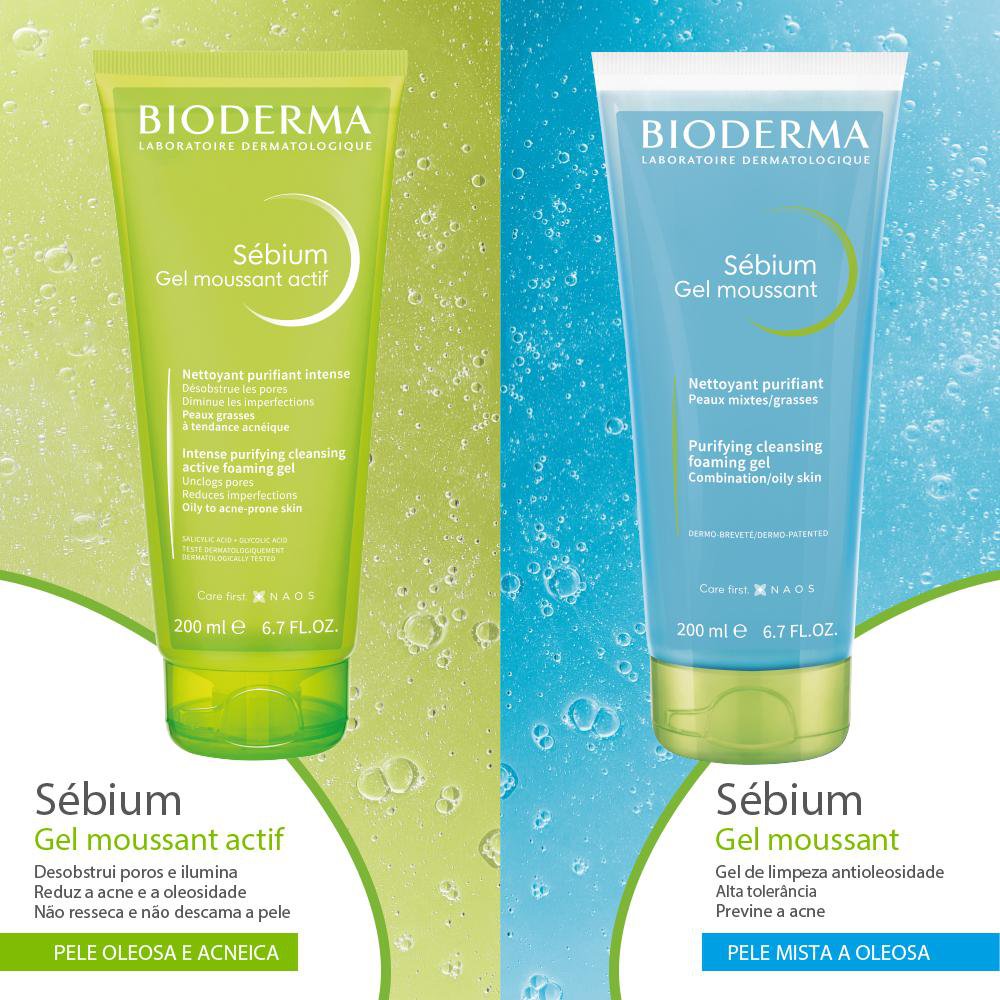 Bioderma Sébium Gel Moussant Gel de Limpeza Antioleosidade de Alta Tolerância 500ml — imagem 4 | Farmácia Resyla