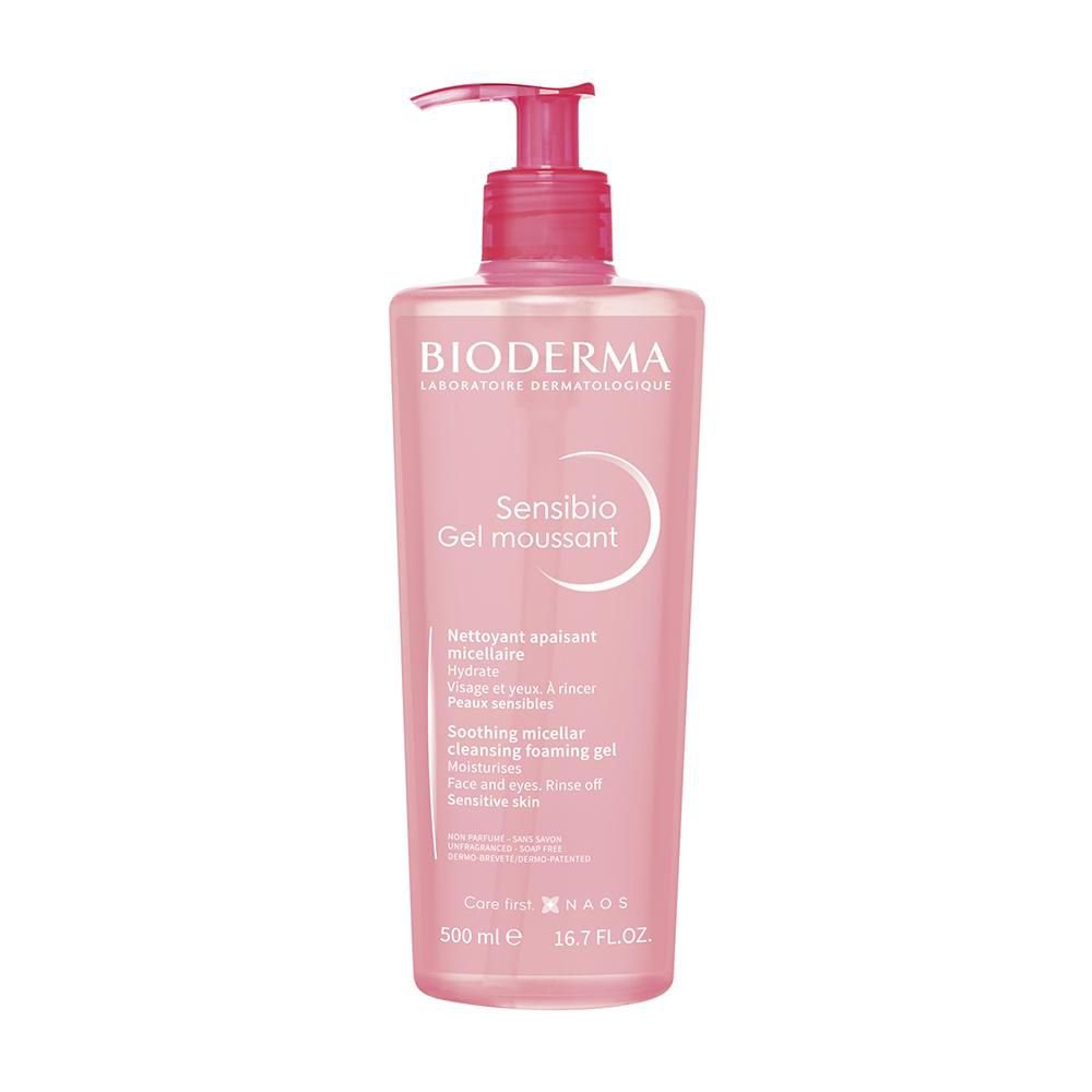 Bioderma Sensibio Gel Moussant Gel de Limpeza Micelar Calmante e Hidratante 500ml — Bioderma | Farmácia Resyla