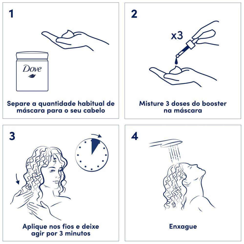 Booster Dove Texturas Reais Óleo Hidratação 30ml — imagem 4 | Farmácia Resyla