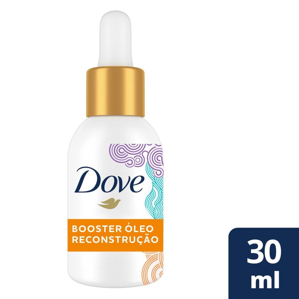 Booster Dove Texturas Reais Óleo Reconstrução 30ml — Dove | Farmácia Resyla