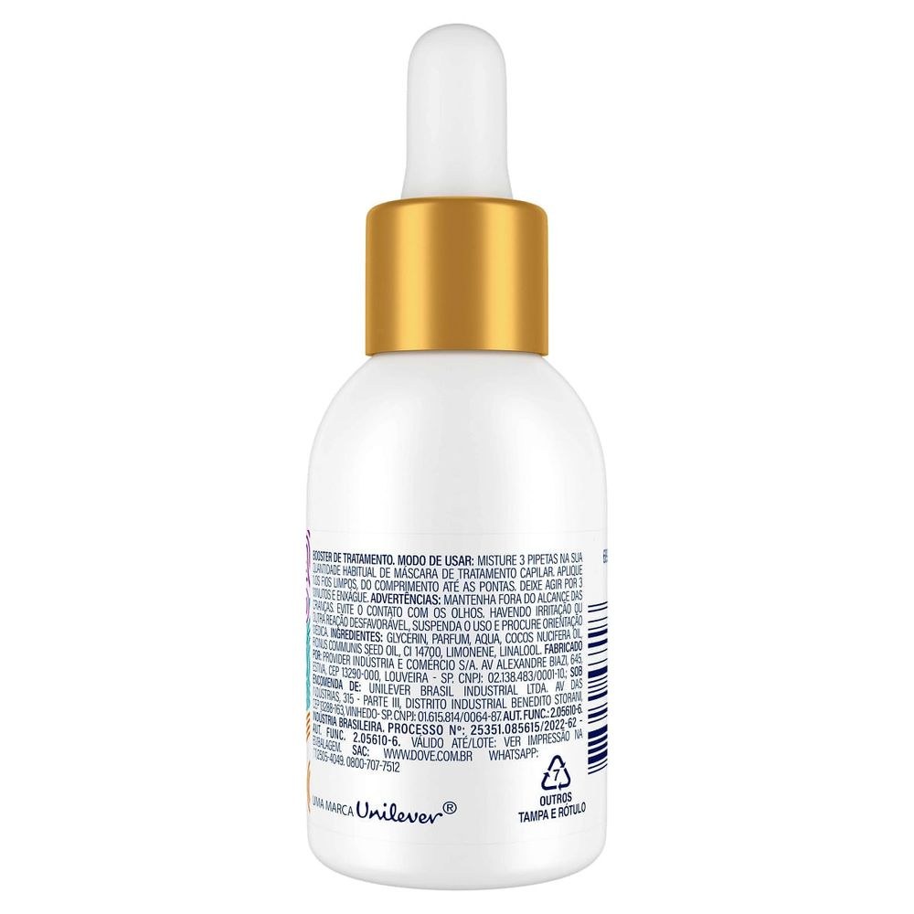 Booster Dove Texturas Reais Óleo Reconstrução 30ml — imagem 2 | Farmácia Resyla