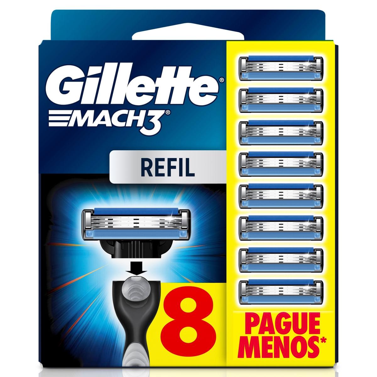 Carga para Aparelho de Barbear Gillette Mach3 8 Unidades — Gillette Mach3 | Farmácia Resyla