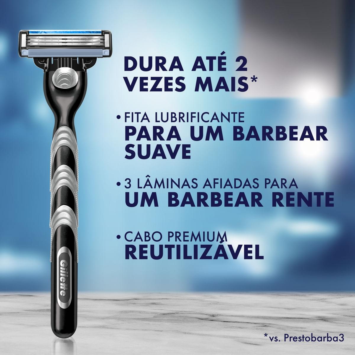 Carga para Aparelho de Barbear Gillette Mach3 8 Unidades — imagem 2 | Farmácia Resyla