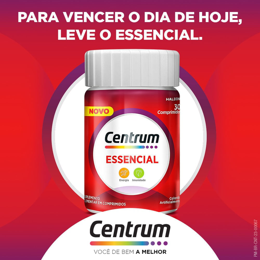 Centrum Essencial Adulto 30 Cápsulas — imagem 3 | Farmácia Resyla
