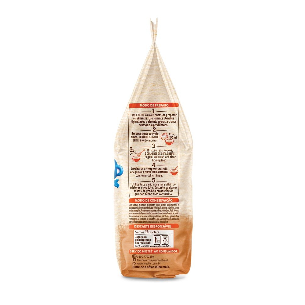 Cereal Infantil Mucilon 5 Cereais +6 meses Sem Adição de Açúcares 180g — imagem 3 | Farmácia Resyla