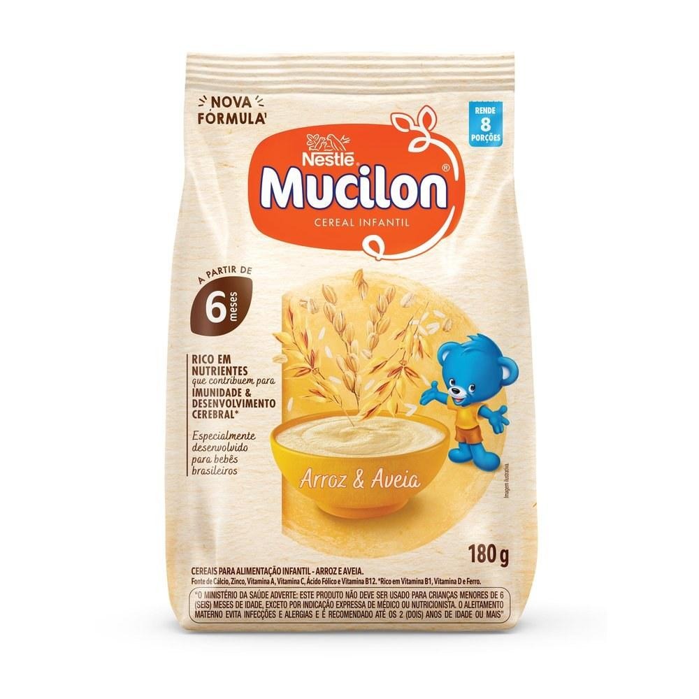 Cereal Infantil Mucilon Arroz e Aveia +6 meses 180g — Mucilon | Farmácia Resyla