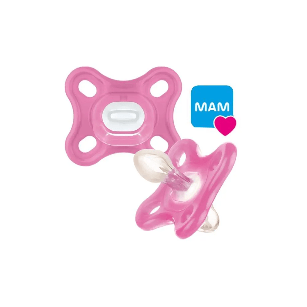 Chupeta MAM Comfort Ortodôntica de 0 a 2 meses SkinSoft Silicone Rosa 1 Unidade — imagem 2 | Farmácia Resyla