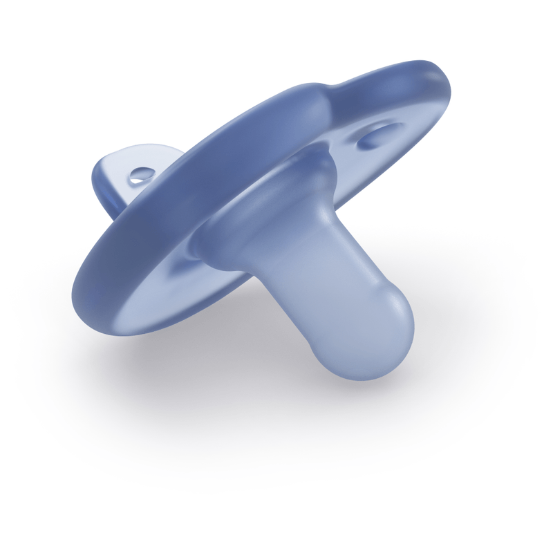 Chupeta Philips Avent Soothie Heart de 0 a 3 meses Flexível Silicone Azul 2 Unidades — imagem 3 | Farmácia Resyla