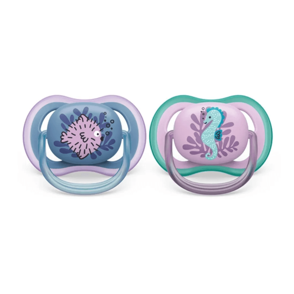 Chupeta Philips Avent Ultra Air +6 meses Silicone Azul e Rosa 2 Unidades — imagem 3 | Farmácia Resyla