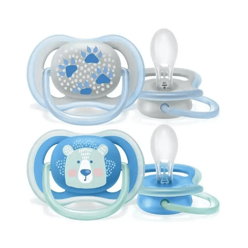 Chupeta Philips Avent Ultra Air de 6 a 18 meses Silicone Azul 2 Unidades — Philips Avent | Farmácia Resyla