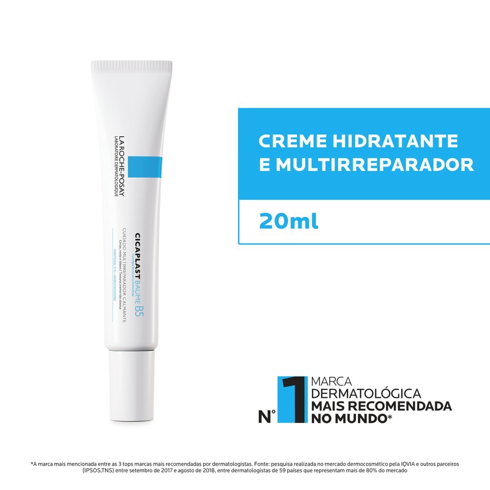 Cicaplast Baume B5 La Roche-Posay Creme Multirreparador 20ml — imagem 2 | Farmácia Resyla
