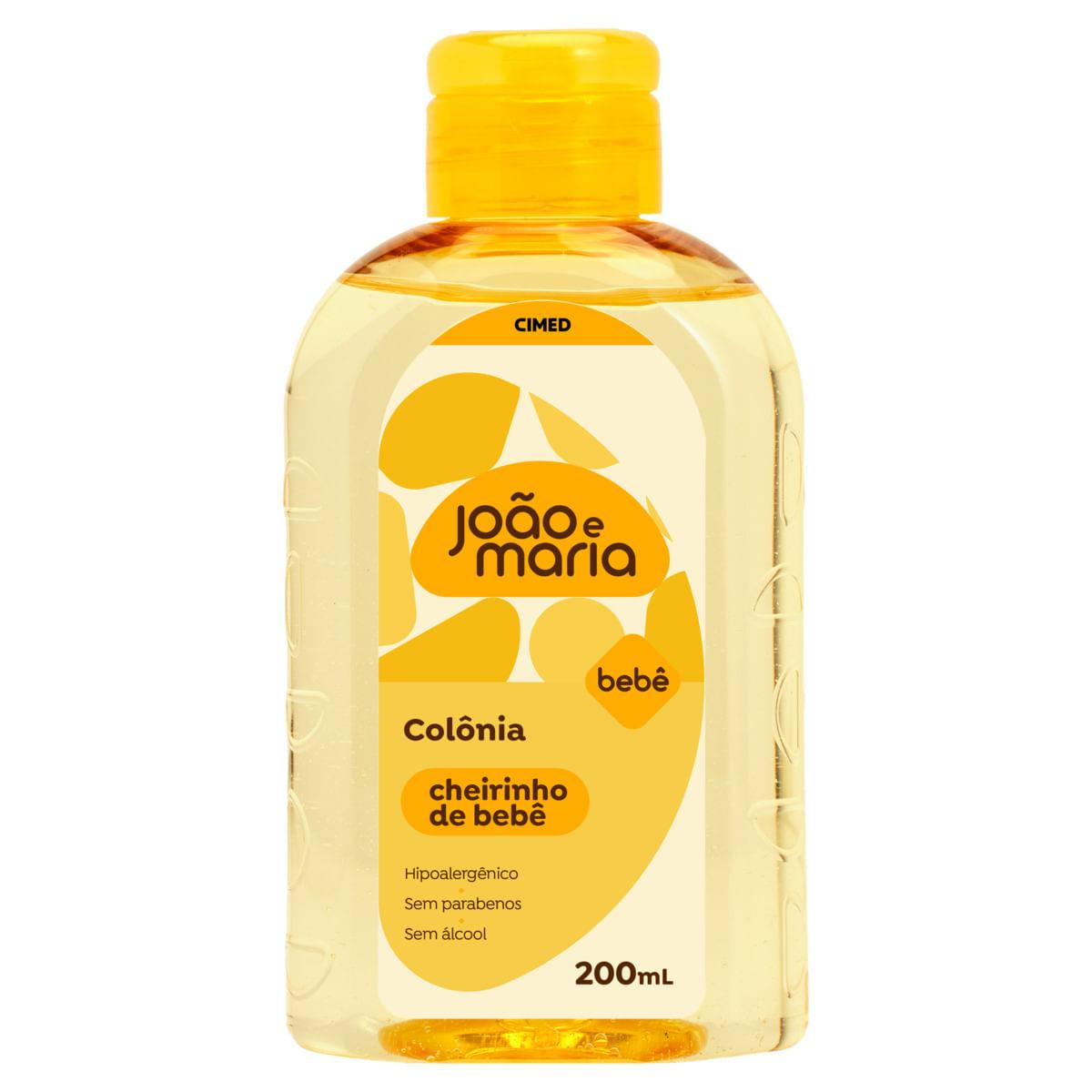 Colônia Cheirinho De Bebê João E Maria 200ml — Cimed | Farmácia Resyla