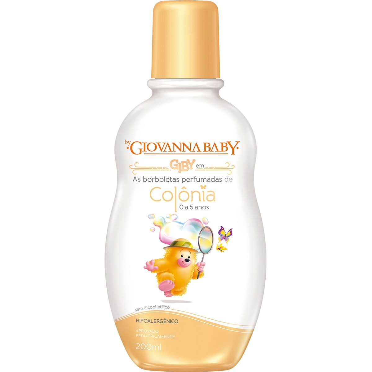 Colônia Infantil Giovanna Baby Giby 0 a 5 Anos 200ml — Giovanna Baby | Farmácia Resyla