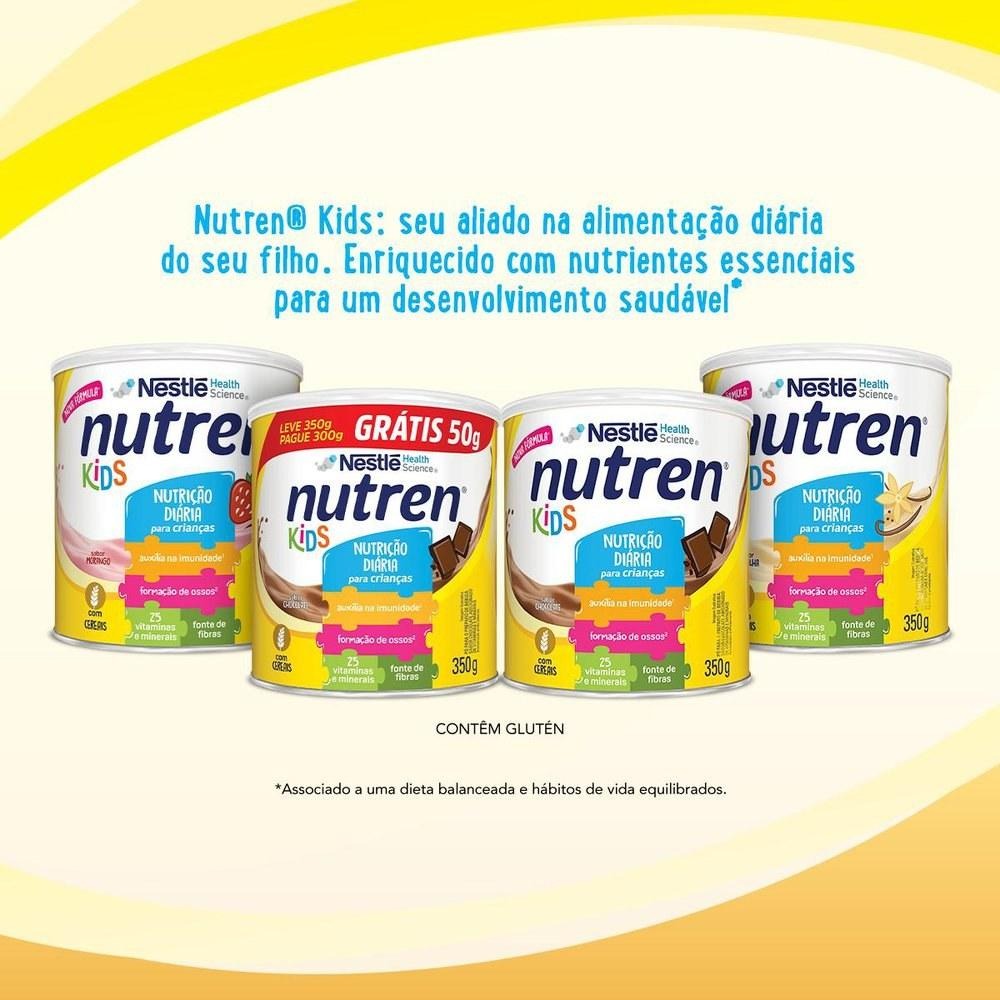 Complemento Alimentar Nutren Kids Chocolate 350g Leve 350g e Pague 300g — imagem 4 | Farmácia Resyla