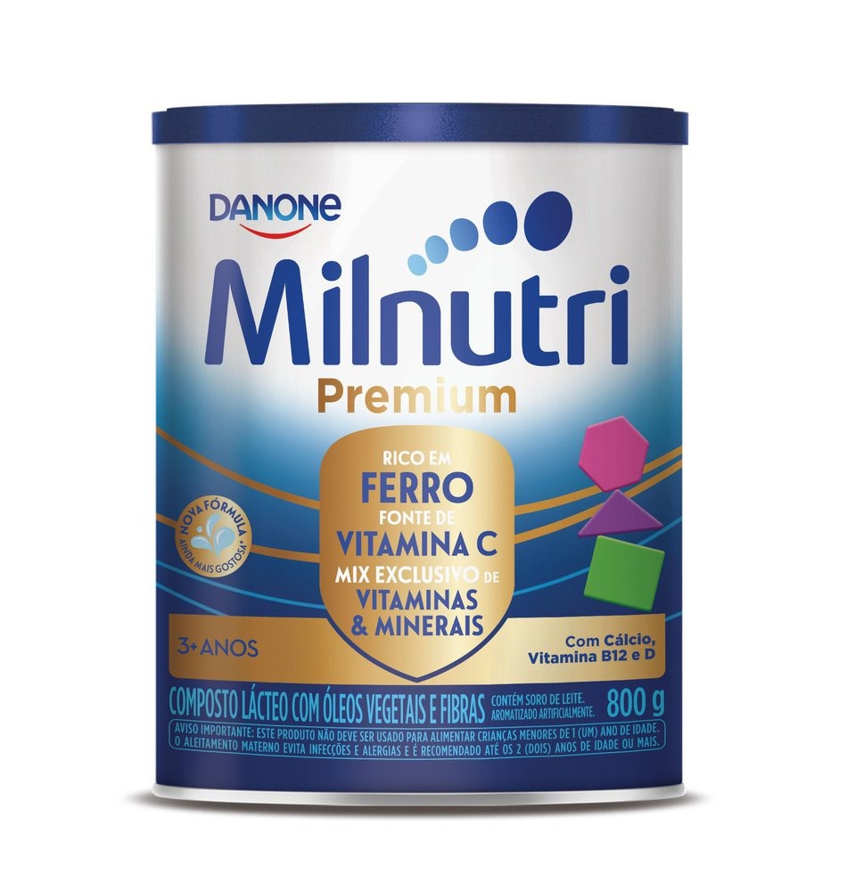 Composto Lácteo Infantil Milnutri Premium 1 a 5 anos 800g — Milnutri | Farmácia Resyla