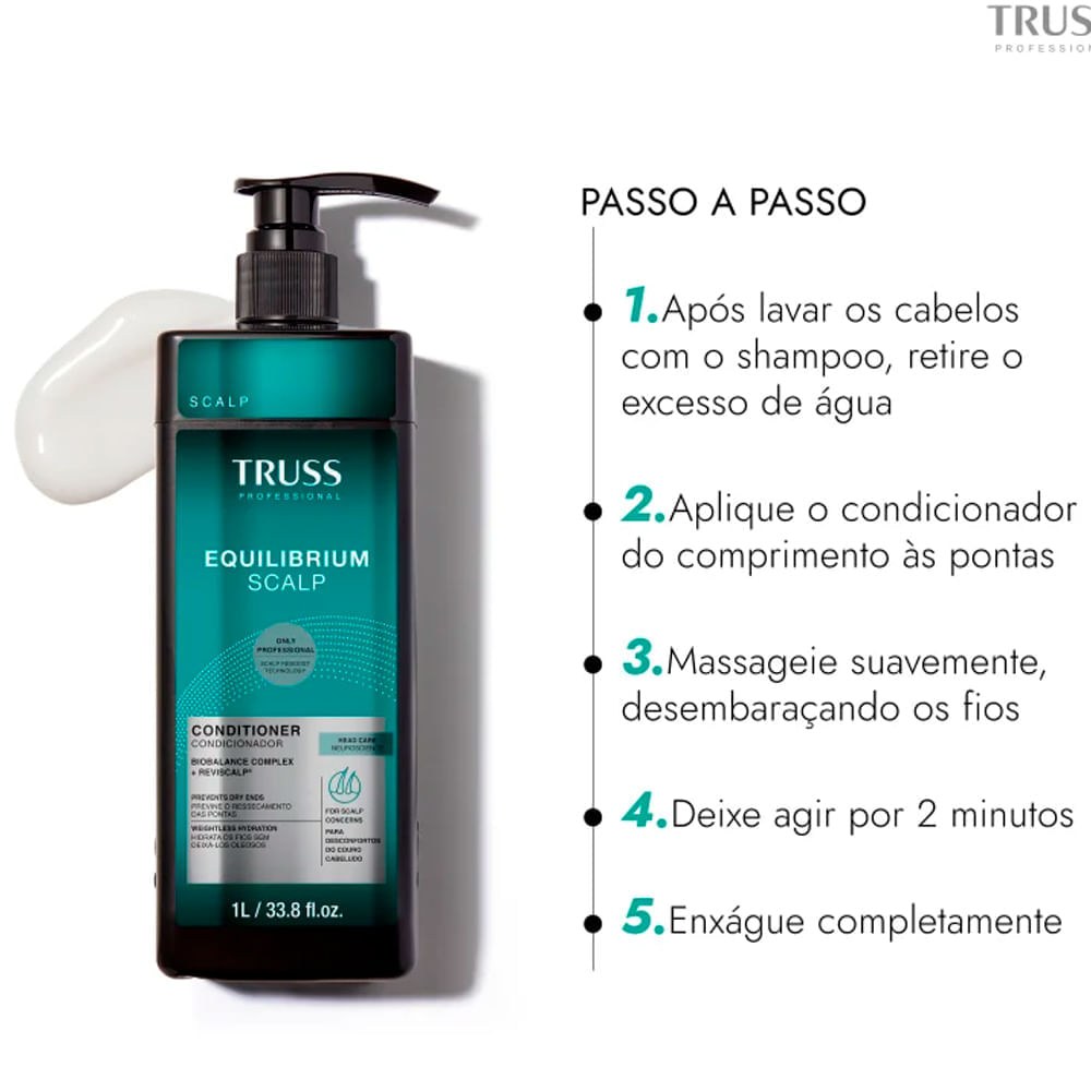 Condicionador 1L - Truss - Equilibrium Scalp Rpk — imagem 4 | Farmácia Resyla