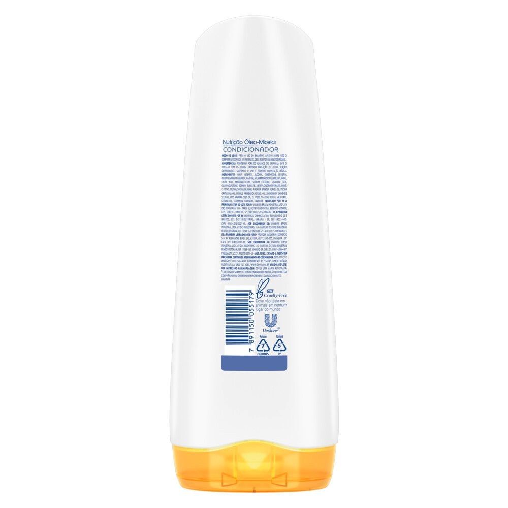 Condicionador Dove Brilho + Óleo Micelar 400ml — imagem 3 | Farmácia Resyla