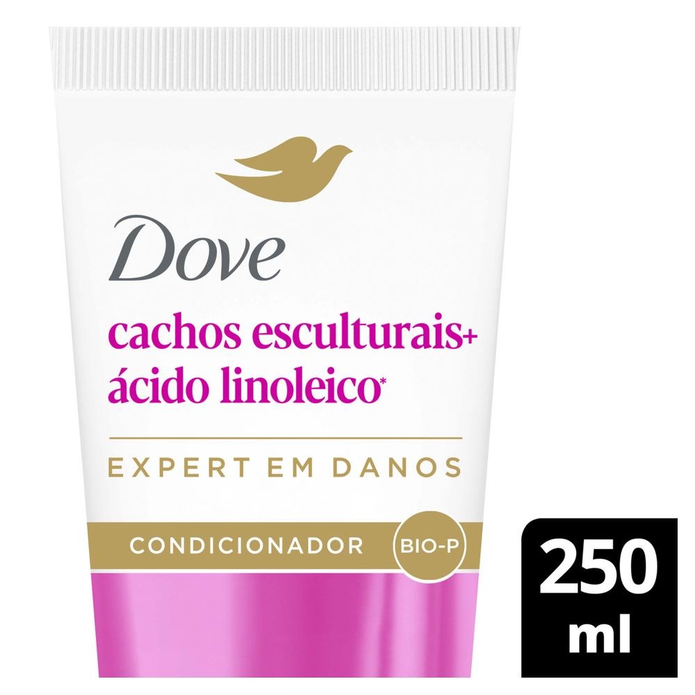 Condicionador Dove Cachos Esculturais + Ácido Linoleico 250ml — Dove | Farmácia Resyla