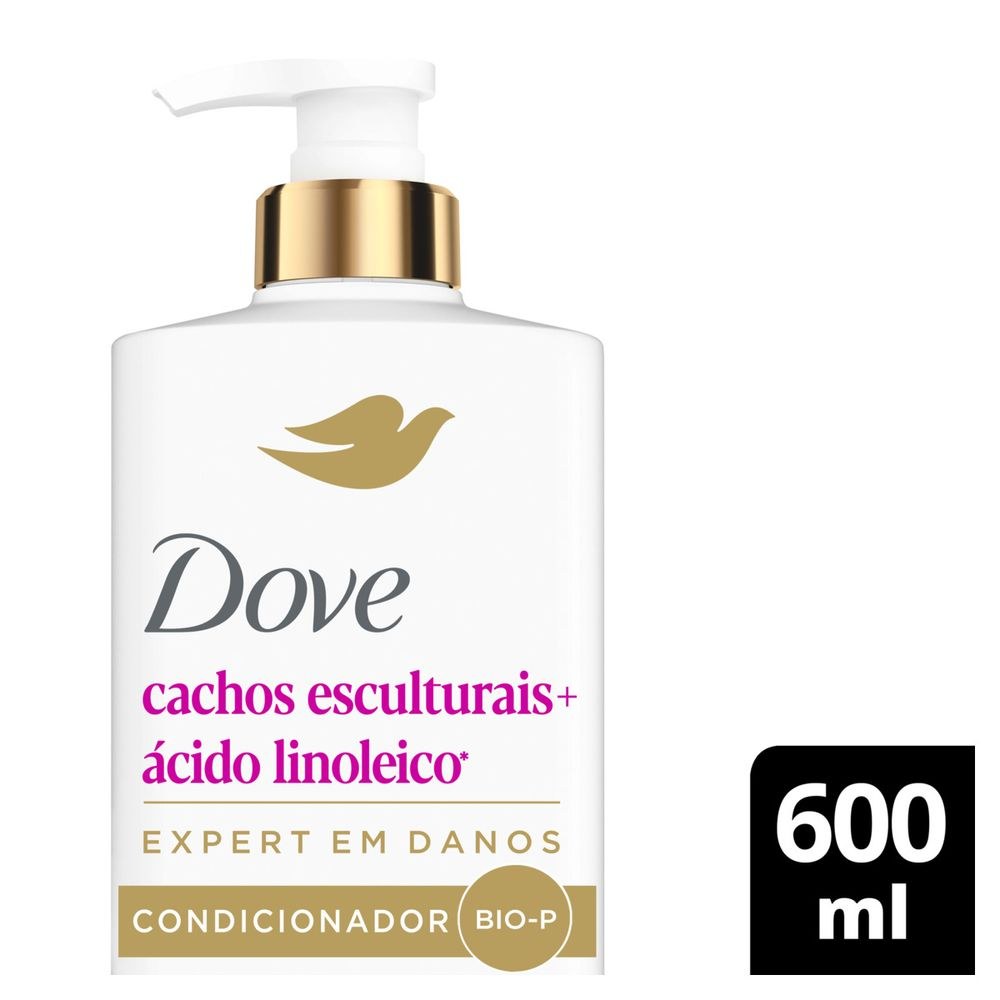 Condicionador Dove Cachos Esculturais + Ácido Linoleico 600ml — Dove | Farmácia Resyla