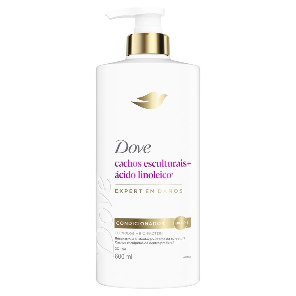 Condicionador Dove Cachos Esculturais + Ácido Linoleico 600ml — imagem 2 | Farmácia Resyla