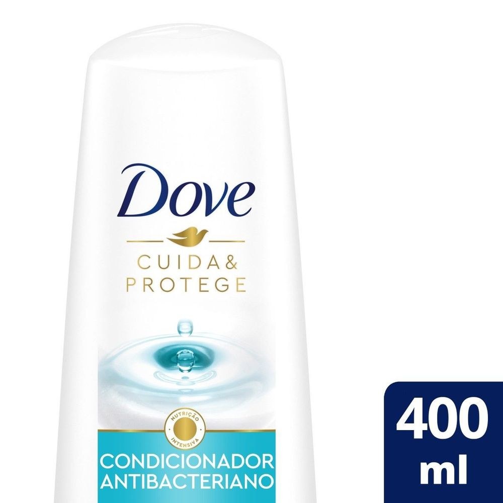 Condicionador Dove Cuida & Protege Antibacteriano 400ml — Dove | Farmácia Resyla