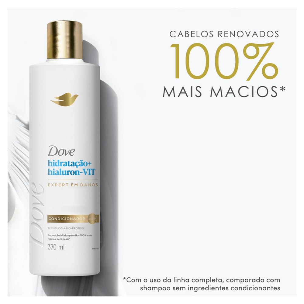 Condicionador Dove Hidratação + Hialuron-Vit 370ml — imagem 4 | Farmácia Resyla