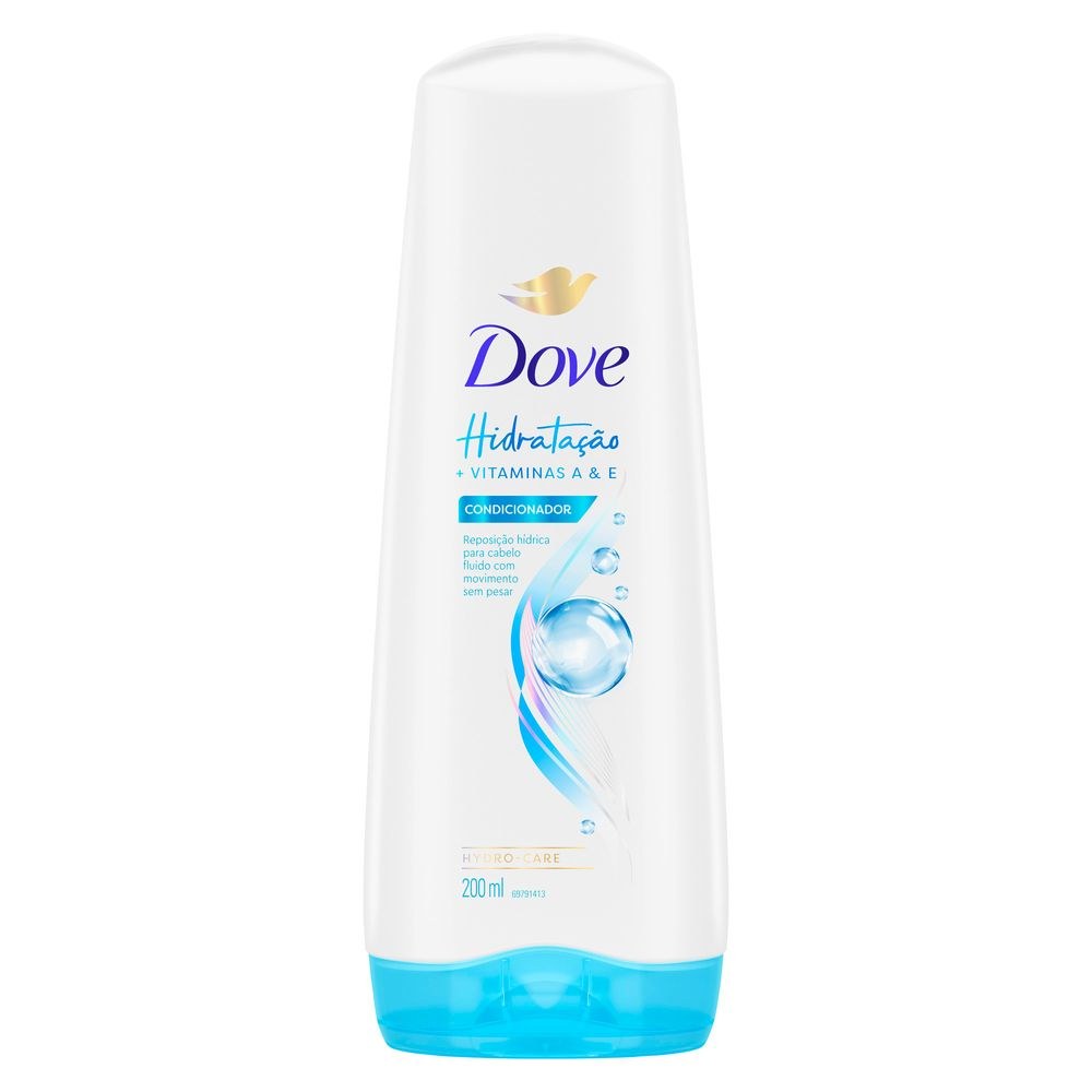 Condicionador Dove Hidratação + Vitamina A & E 200ml — imagem 2 | Farmácia Resyla