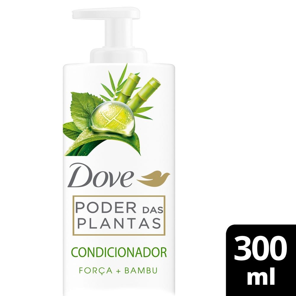 Condicionador Dove Poder Das Plantas Força+bambu 300ml — Dove | Farmácia Resyla