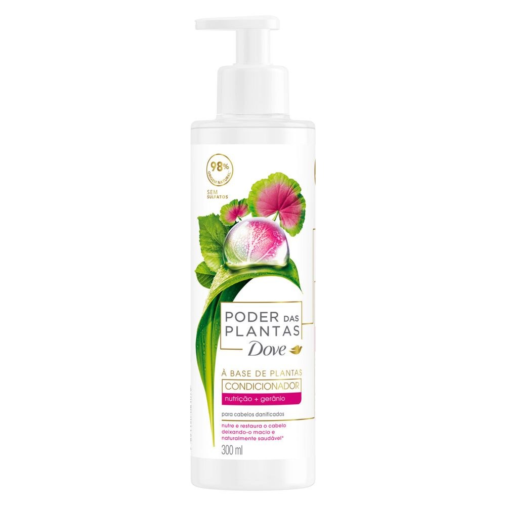 Condicionador Dove Poder Das Plantas Nutrição+gerânio 300ml — imagem 2 | Farmácia Resyla