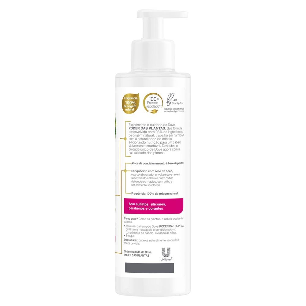 Condicionador Dove Poder Das Plantas Nutrição+gerânio 300ml — imagem 3 | Farmácia Resyla
