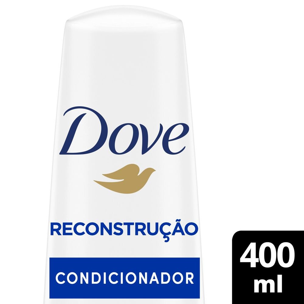Condicionador Dove Reconstrução + Queratina 400ml — Dove | Farmácia Resyla