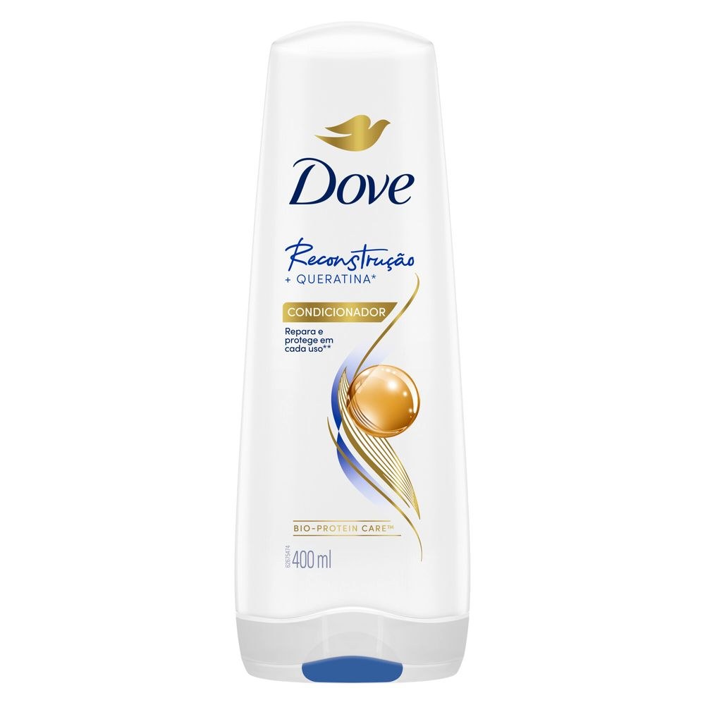 Condicionador Dove Reconstrução + Queratina 400ml — imagem 2 | Farmácia Resyla