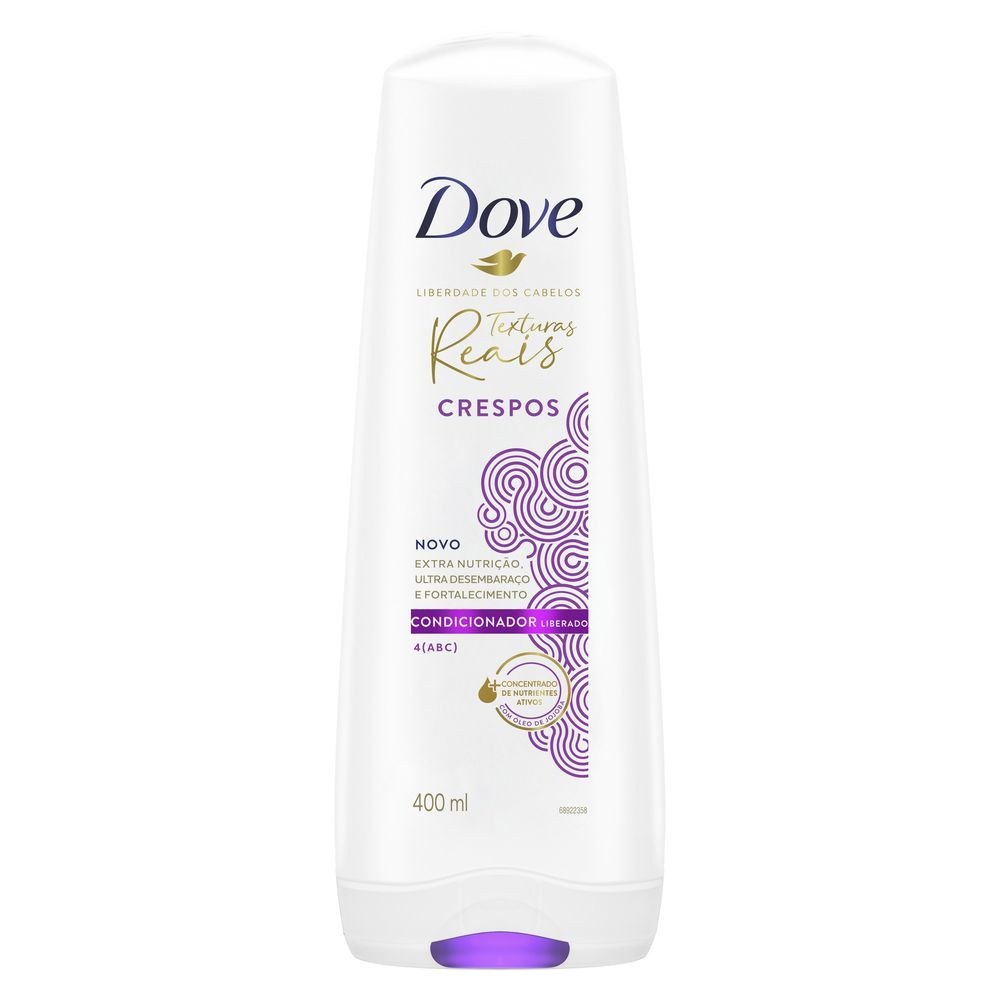 Condicionador Dove Texturas Reais Crespos 400ml — imagem 2 | Farmácia Resyla