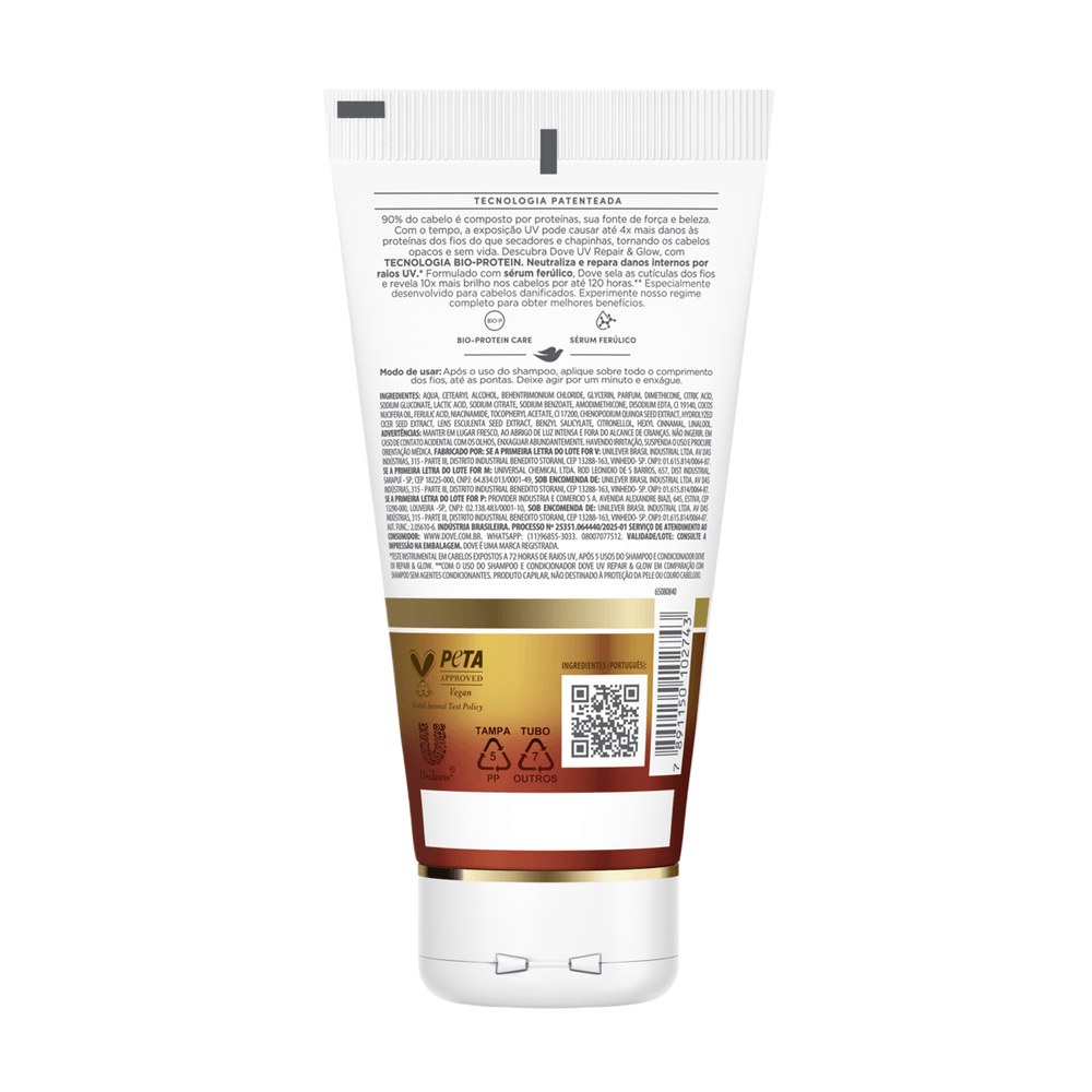 Condicionador Dove Uv Repair Glow + Ferúlico 150ml — imagem 2 | Farmácia Resyla
