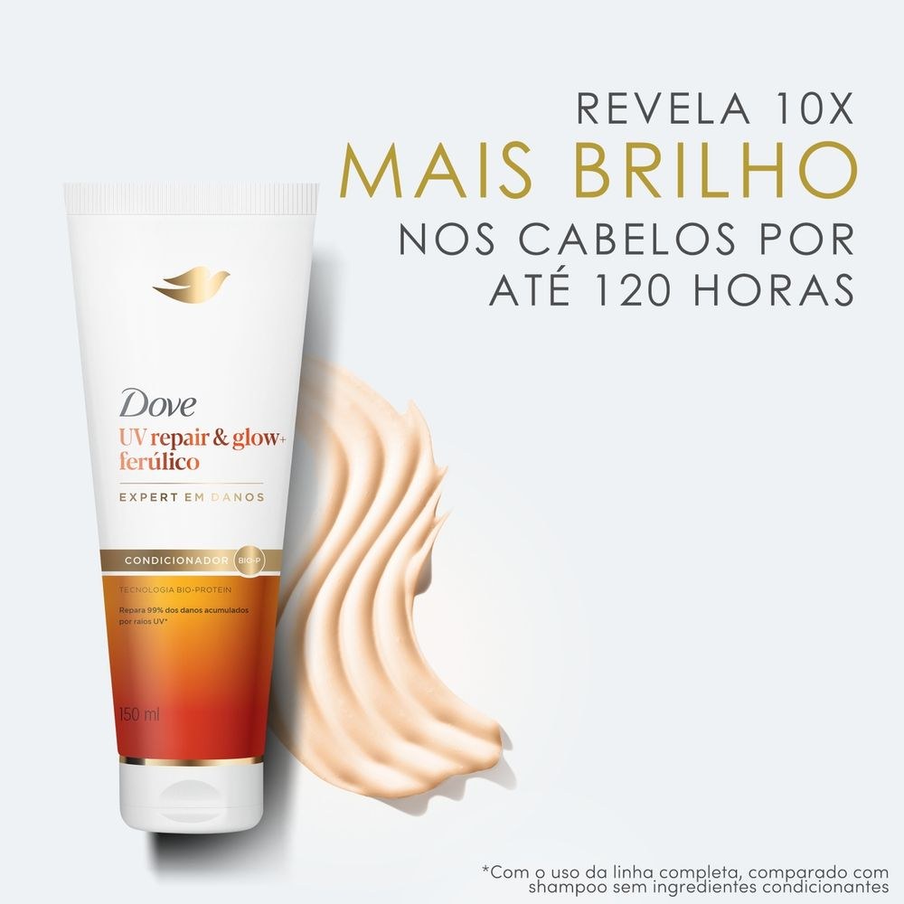 Condicionador Dove Uv Repair Glow + Ferúlico 250ml — imagem 4 | Farmácia Resyla
