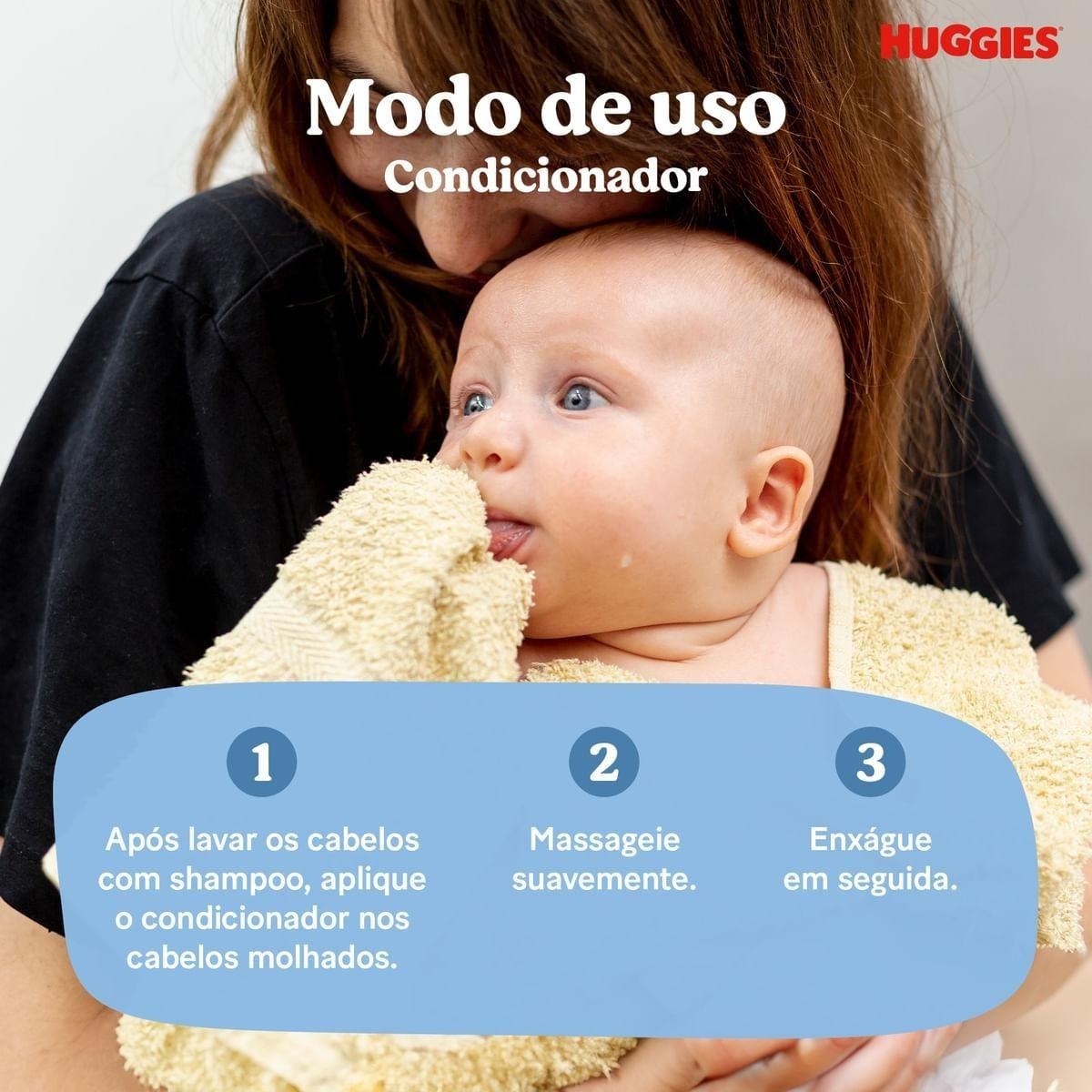 Condicionador Huggies Extra Suave para Bebê Hipoalergênico 200ml — imagem 3 | Farmácia Resyla