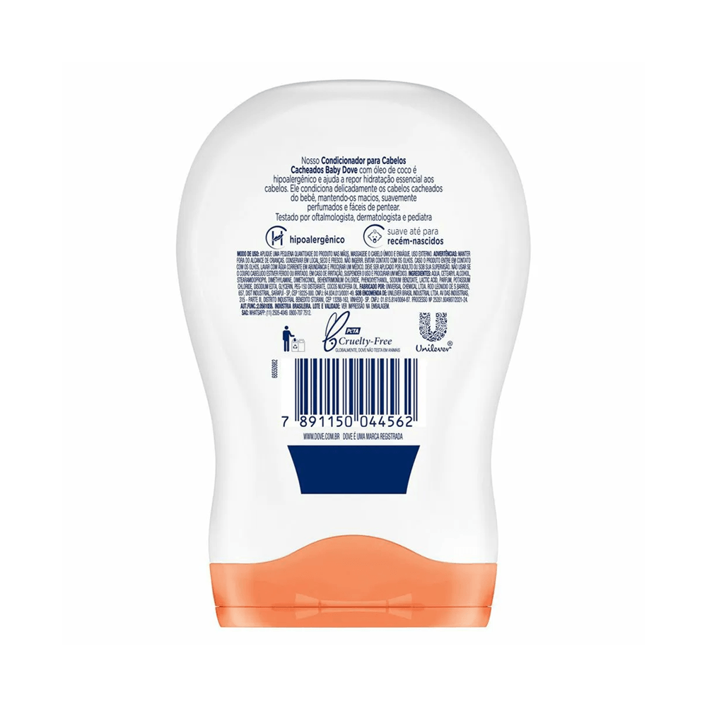 Condicionador Infantil Baby Dove Hidratação Enriquecida Cabelos Cacheados 200ml — imagem 3 | Farmácia Resyla