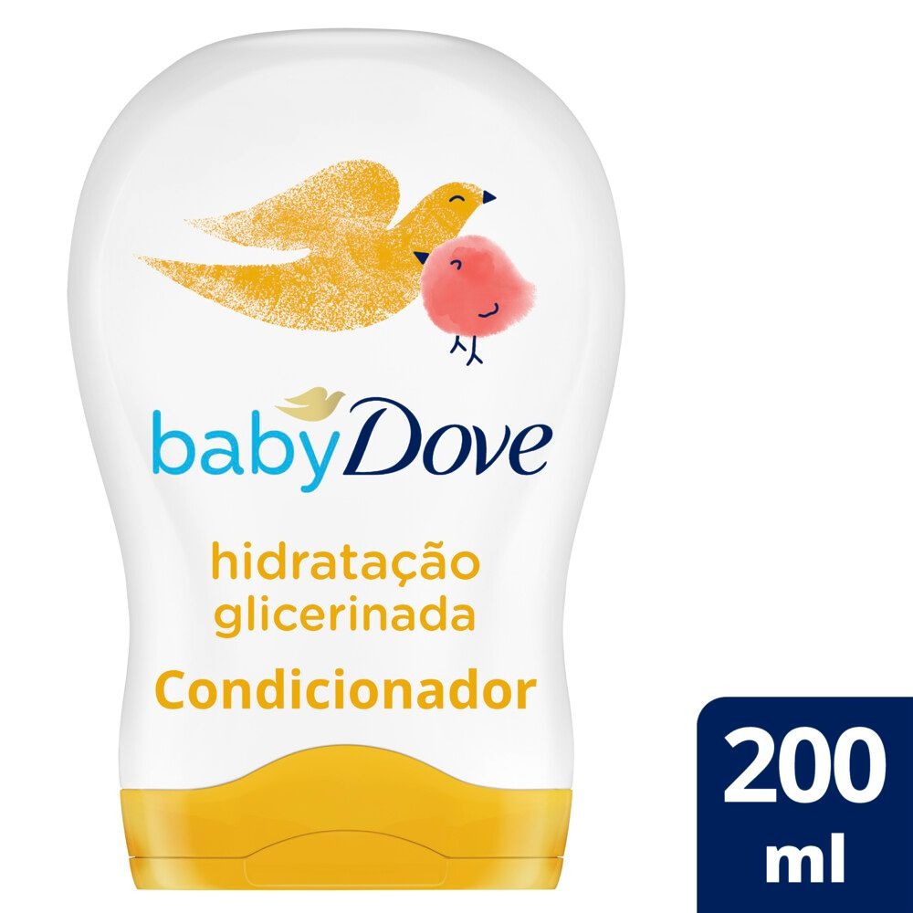 Condicionador Infantil Baby Dove Hidratação Glicerinada 200ml — Dove | Farmácia Resyla