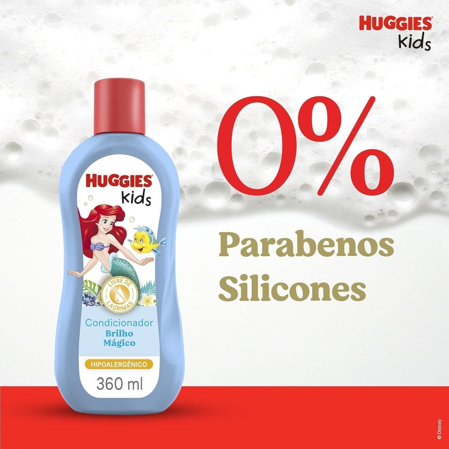 Condicionador Infantil Huggies Kids Brilho Mágico 360ml — imagem 4 | Farmácia Resyla