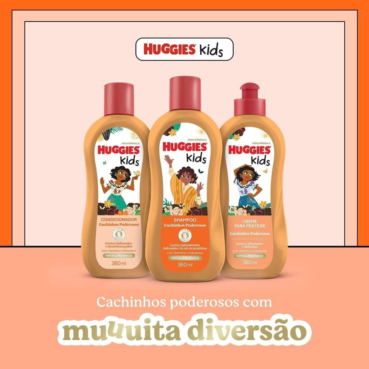 Condicionador Infantil Huggies Kids Cachinhos Poderosos 360ml — imagem 3 | Farmácia Resyla