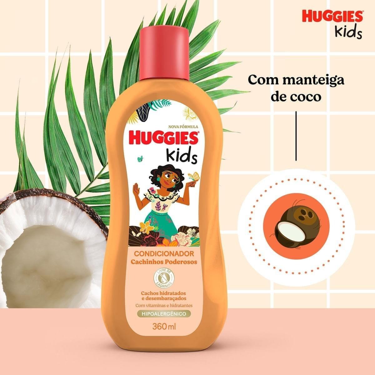 Condicionador Infantil Huggies Kids Cachinhos Poderosos 360ml — imagem 4 | Farmácia Resyla