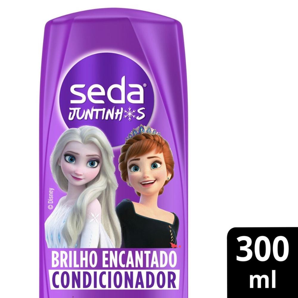 Condicionador Infantil Seda Juntinhos Frozen Brilho Encantado 300ml — Seda | Farmácia Resyla