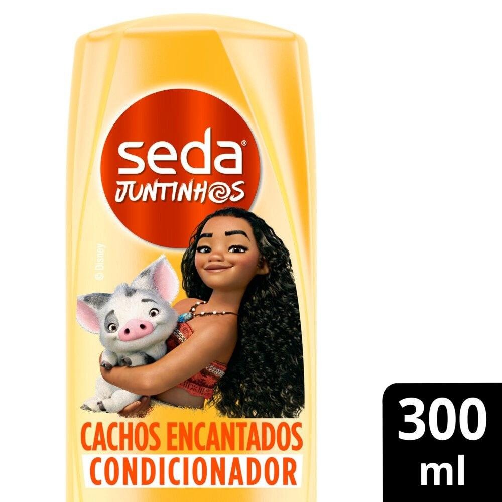 Condicionador Infantil Seda Juntinhos Moana Cachos Encantados +3 anos 300ml — Seda | Farmácia Resyla