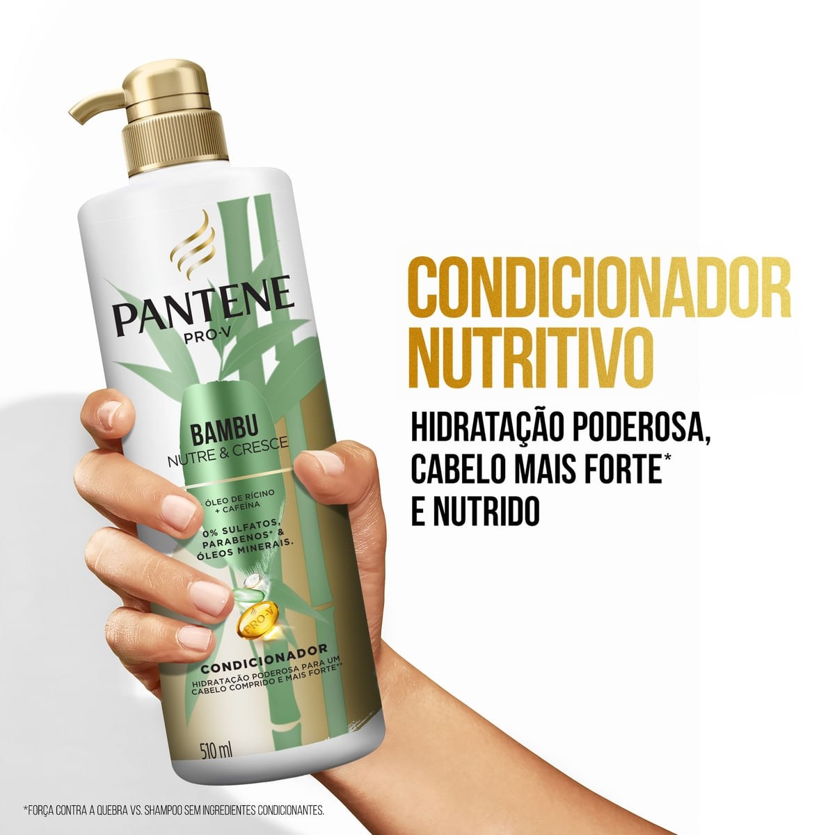 Condicionador Pantene Bambu Nutre Cresce 510ml — imagem 2 | Farmácia Resyla