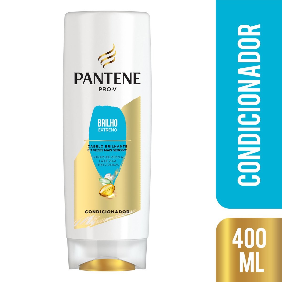 Condicionador Pantene Brilho Extremo 400ml — imagem 2 | Farmácia Resyla