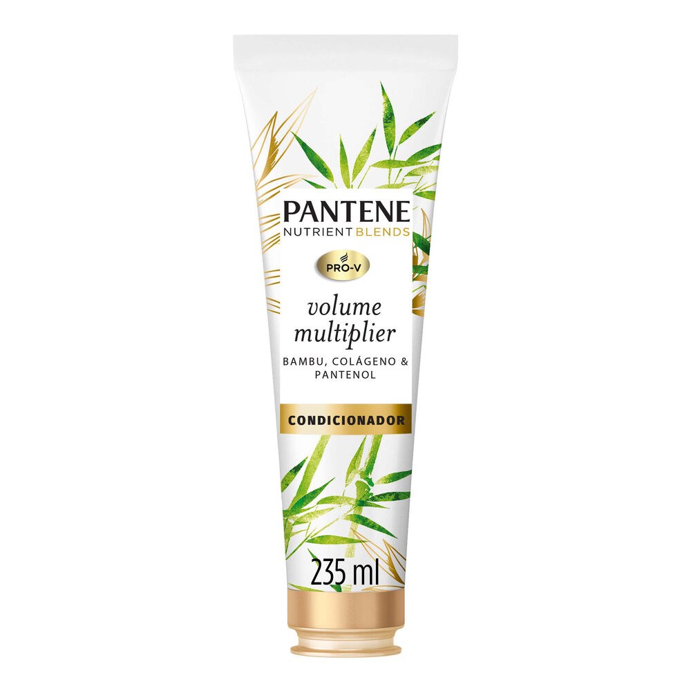 Condicionador Pantene Nutrient Blends Multiplicador De Volume Com Bambu, Colágeno E Pantenol 235ml — Pantene | Farmácia Resyla